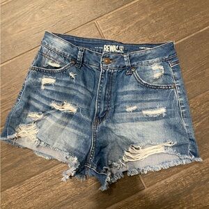 Rewash denim shorts